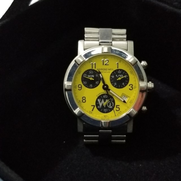 RAYMOND WEIL W1 Chronograph Date Yellow Dial watch